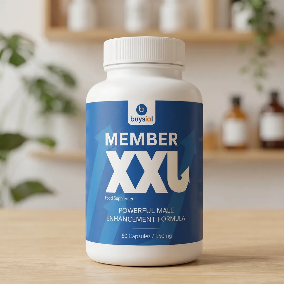 Buysial Member XXL | Male Enhancement Formula | 60 Capsules 650mg | Natural Testosterone & Vitality Support Supplement for Men in Pakistan